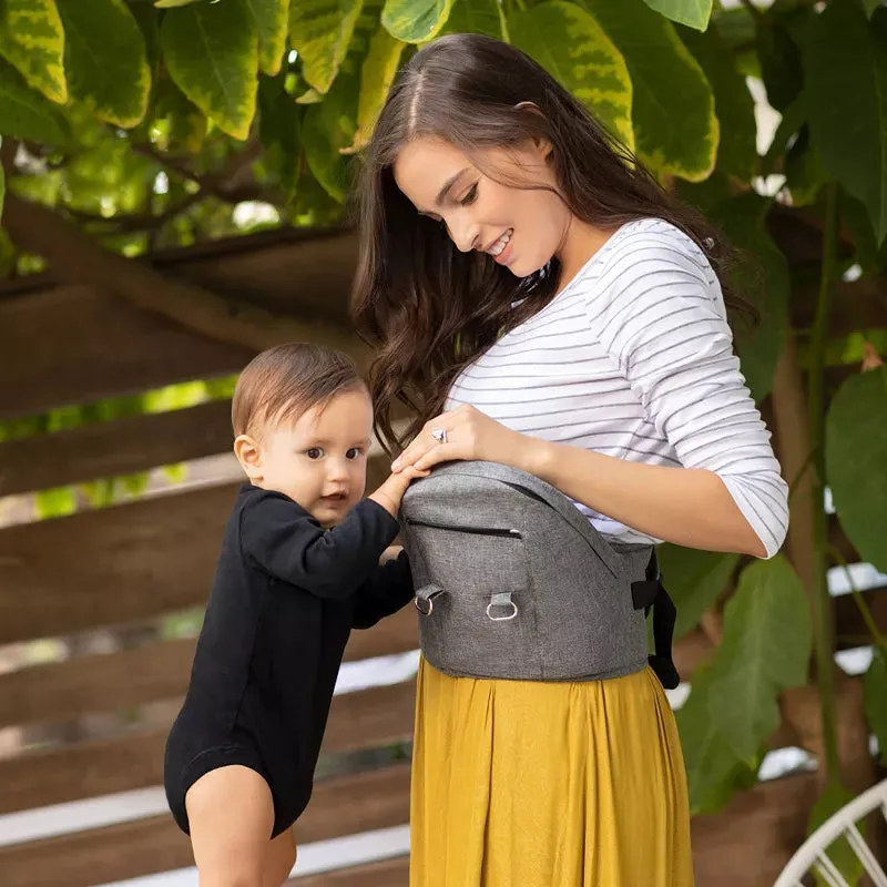2-in-1 Baby Carrier   Hip Seat - Gray
