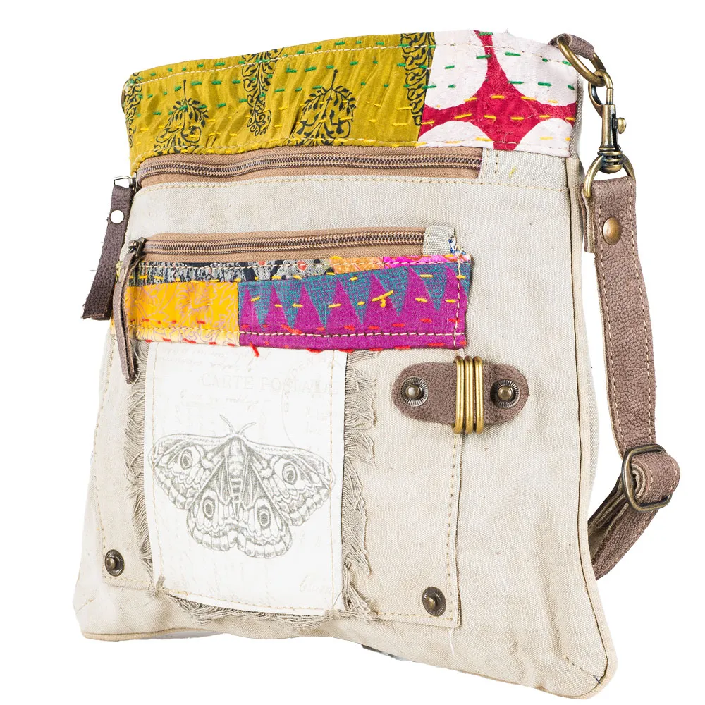 Bag - Canvas Moth Crossbody