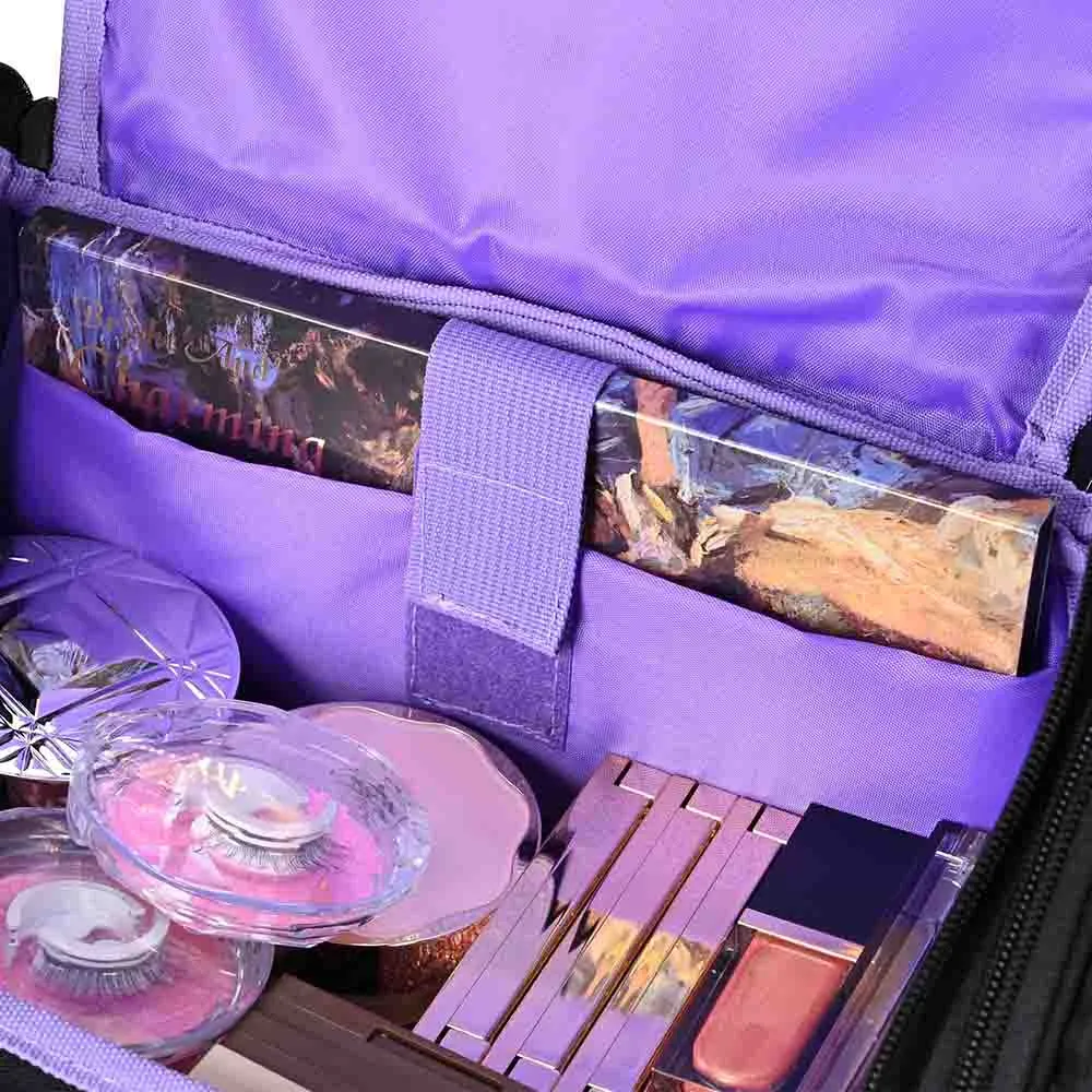 Byootique Fuhold Rolling Cosmetic Travel Case & Hairdressers Tool Bag