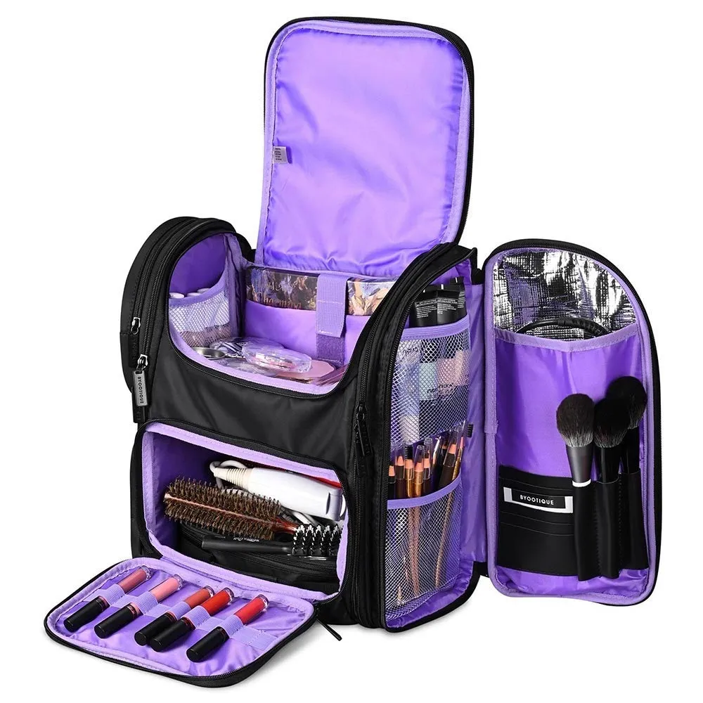 Byootique Fuhold Rolling Cosmetic Travel Case & Hairdressers Tool Bag
