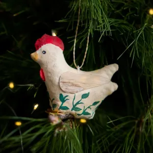 Canvas Chicken Hanging Decoration