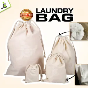 Canvas Laundry Basket Bag