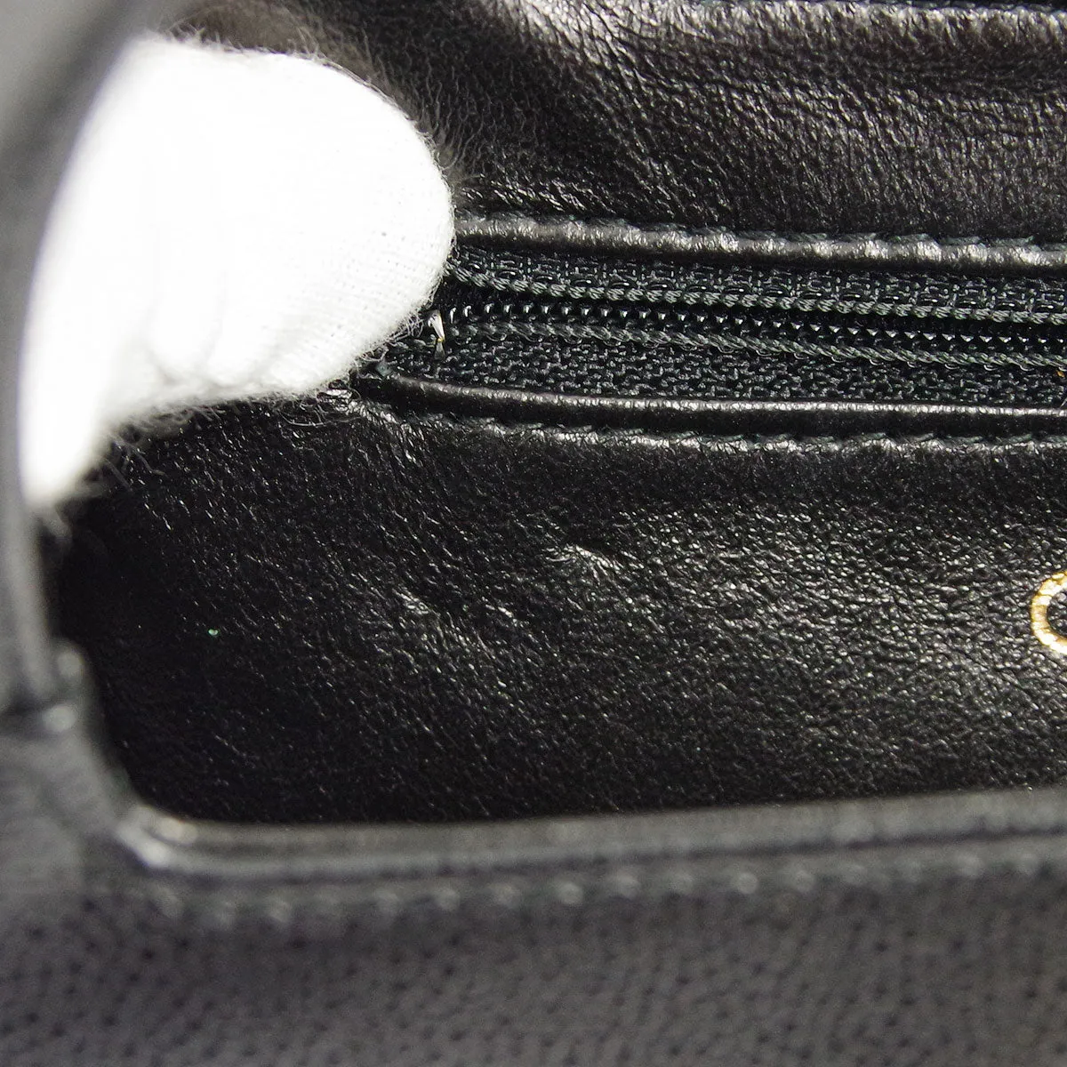 Chanel * 1997-1999 Black Caviar Small Shopping Handbag