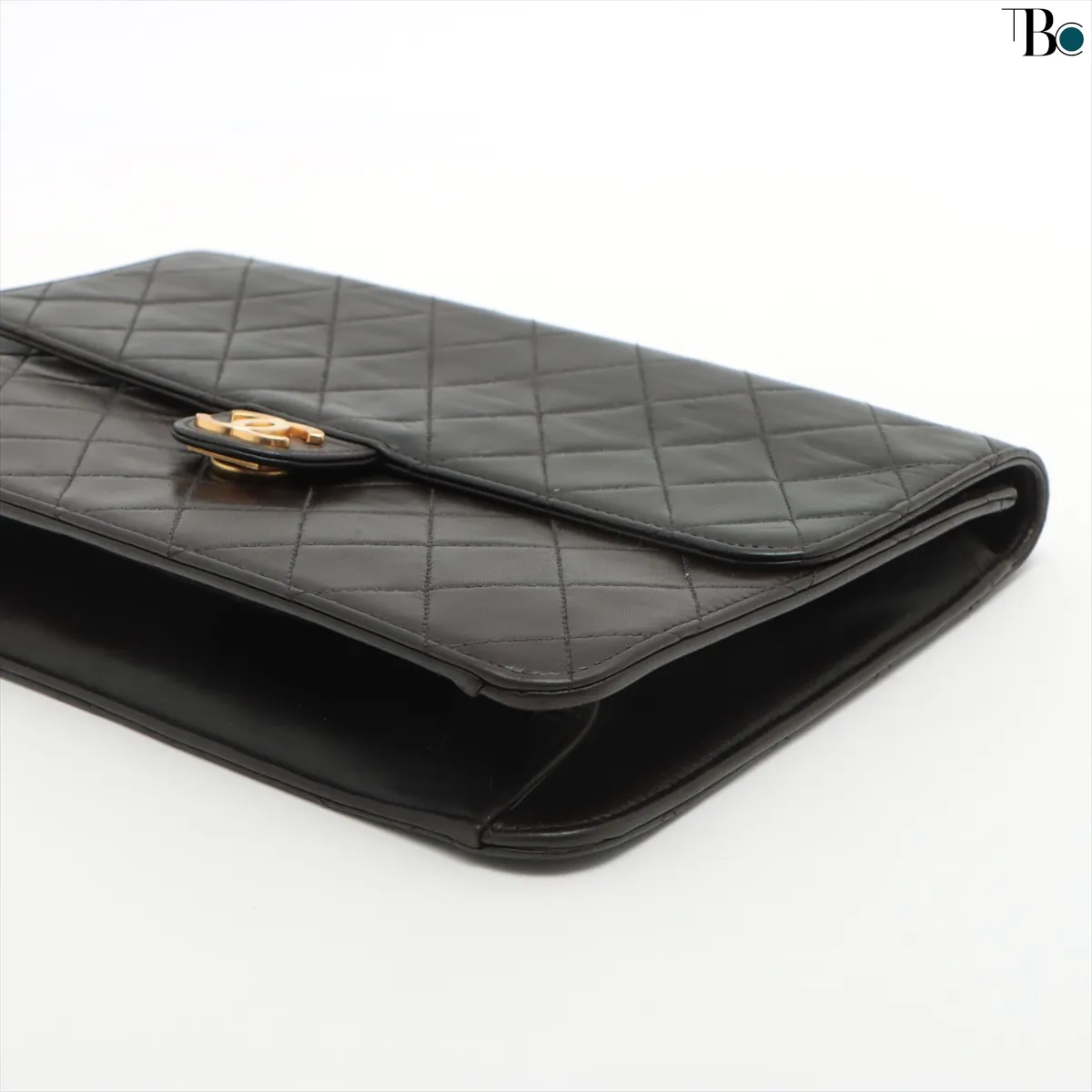 Chanel Brown Leather Flap bag shoulder bag