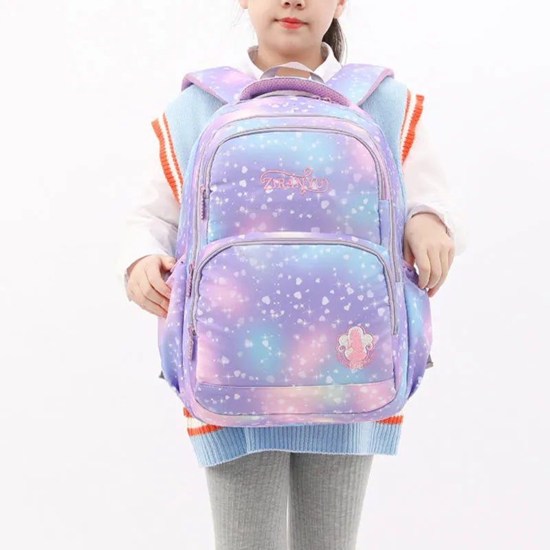 Durable Nylon School Backpack Rolling Wheel School Bag For Kids