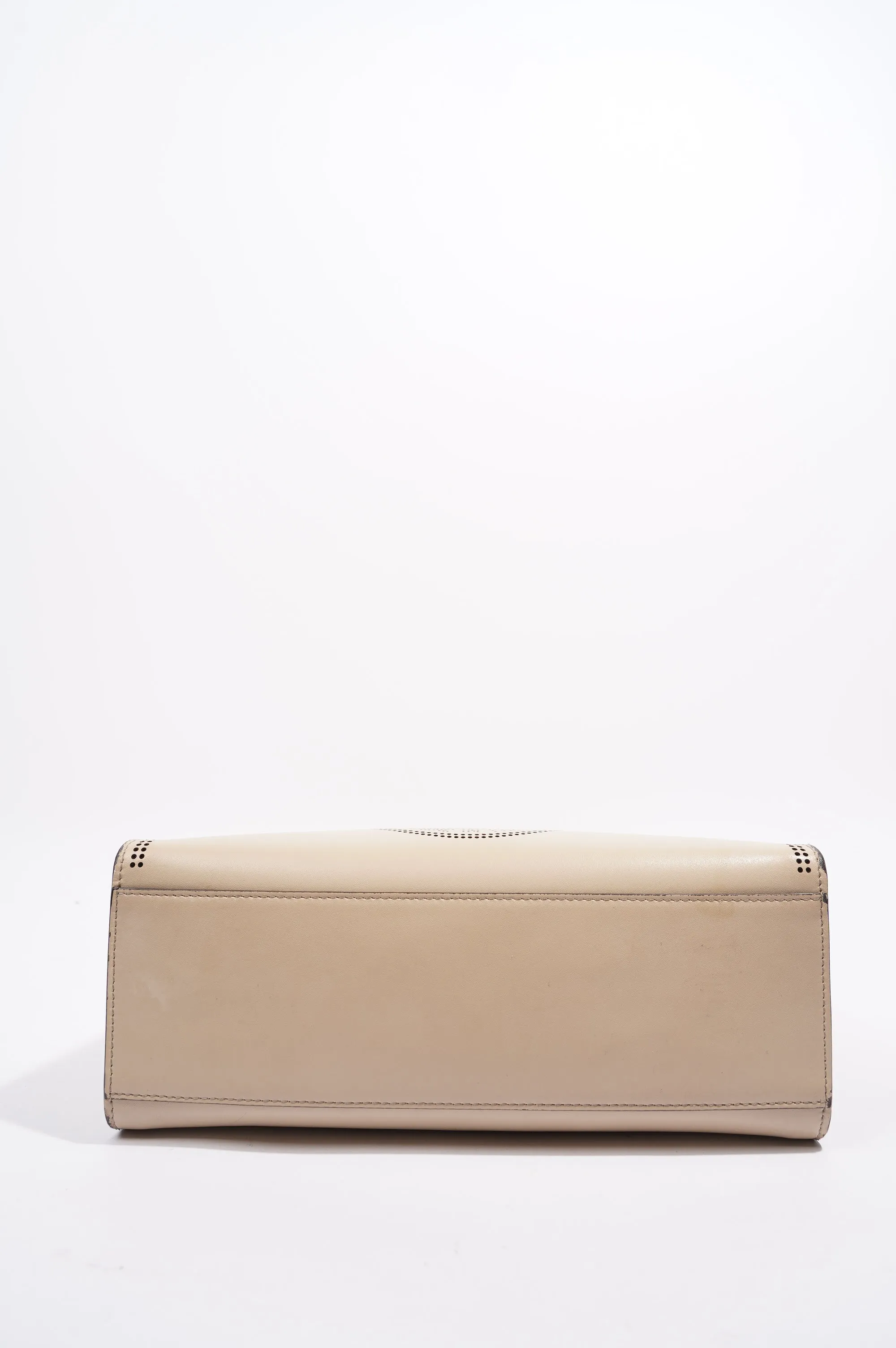Fendi Runway Shopping Bag Cream Leather
