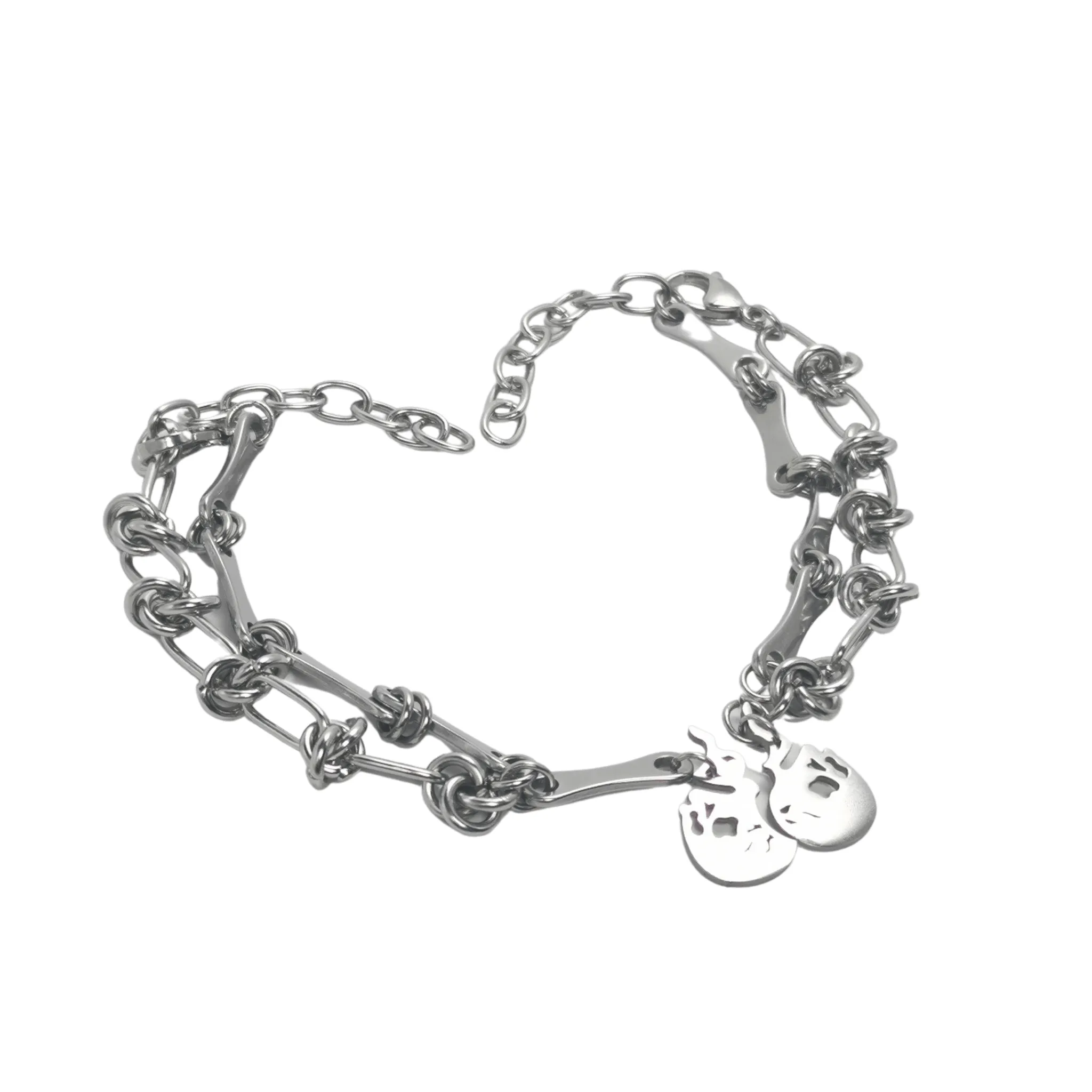 Fervooor Weeping Blood Skull bracelet