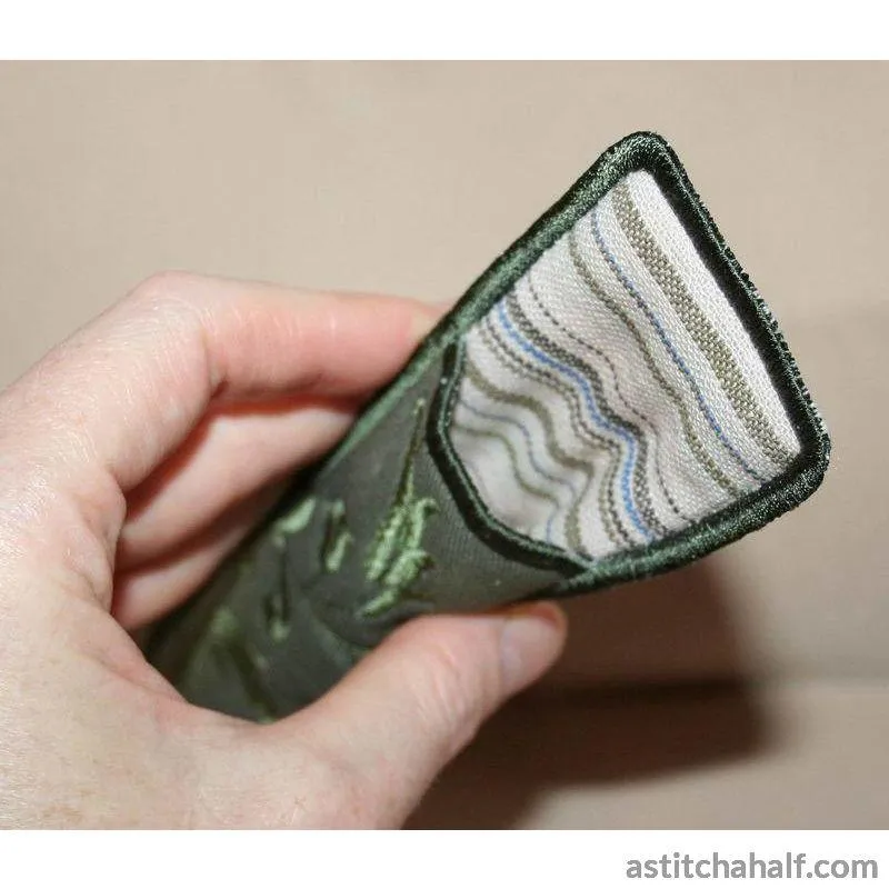 Foliage Pen and Pencil Sleeve