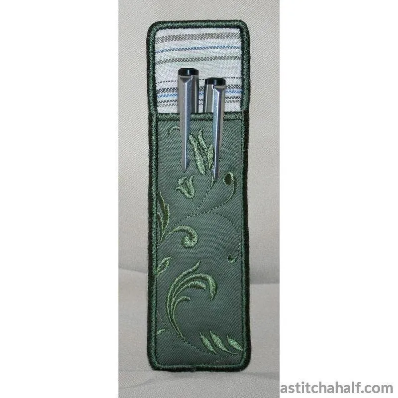 Foliage Pen and Pencil Sleeve
