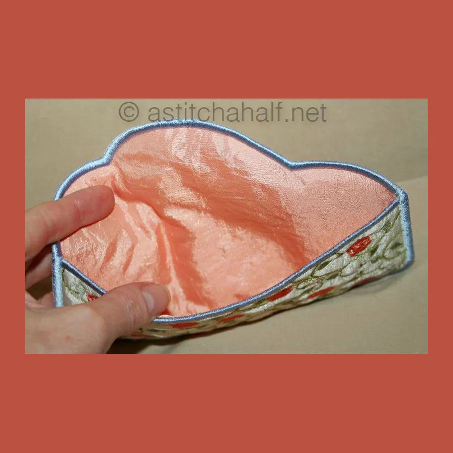 French Rose Cosmetic Bag