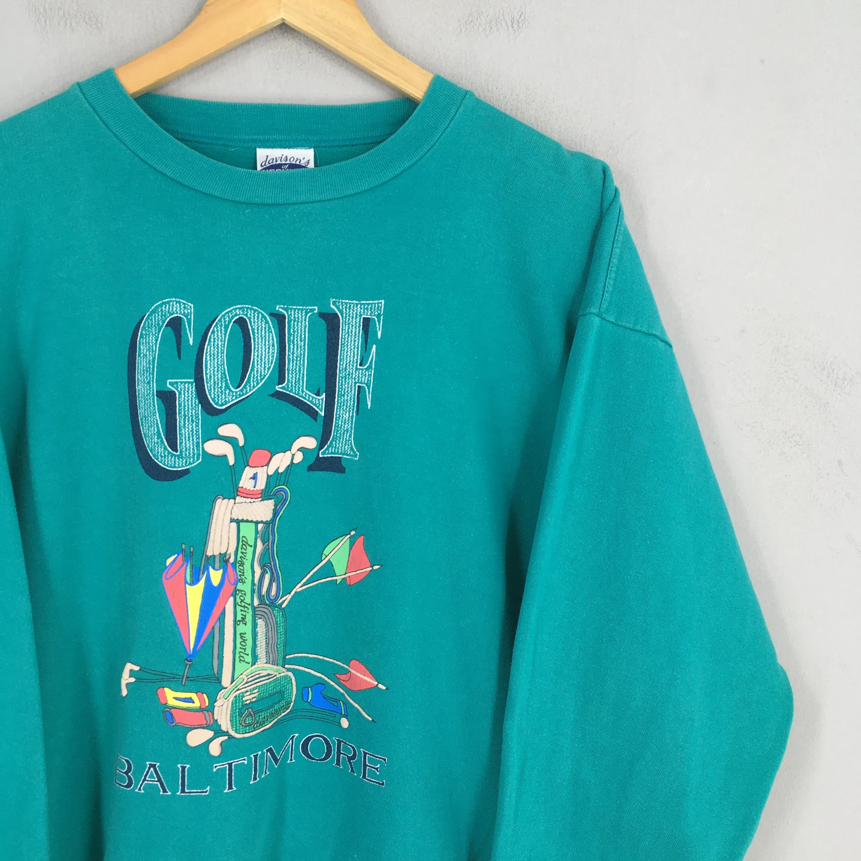 Golf Baltimore Green Sweatshirt Large