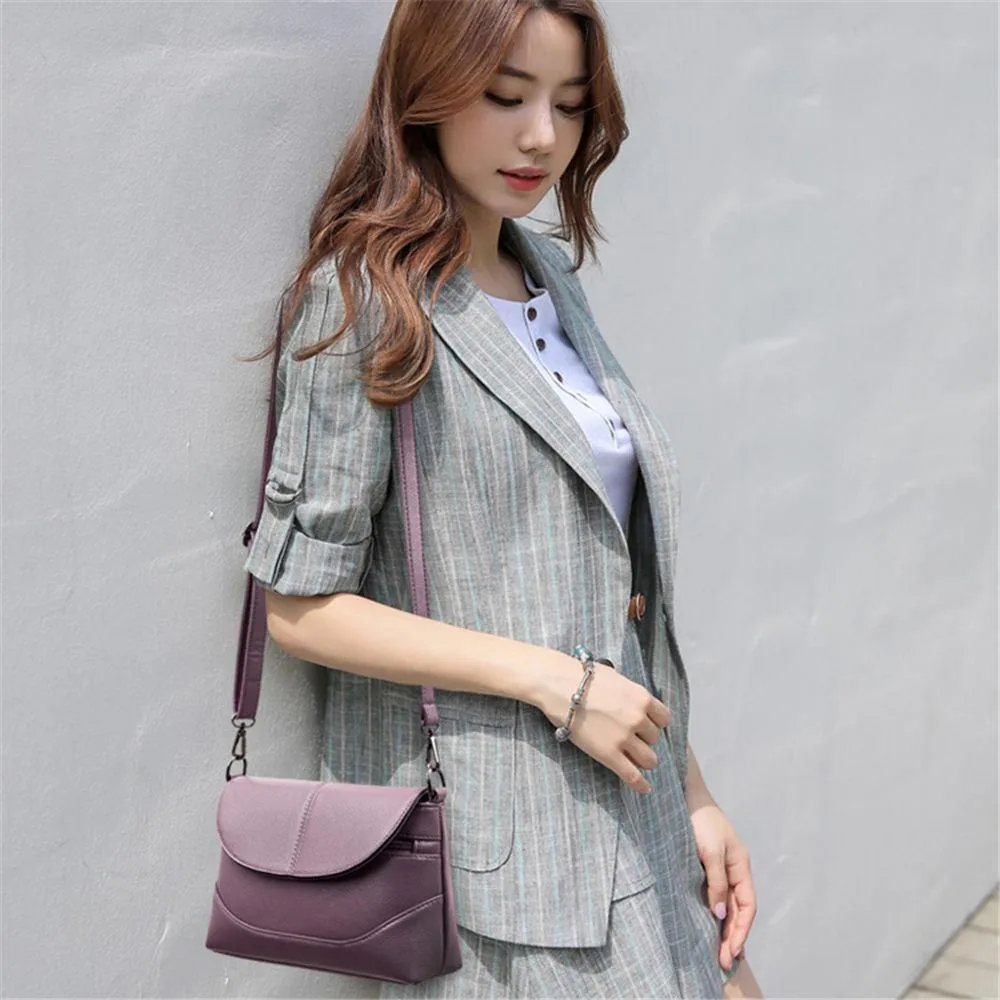 High Quality Soft Leather Women Crossbody Bags Shoulder Messenger Bag