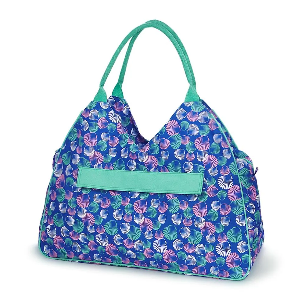 K120 | NEVER-FULL BEACH BAG - STRIPES & ANIMALS