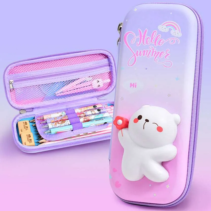 Kawaii 3D Pencil Case Collection