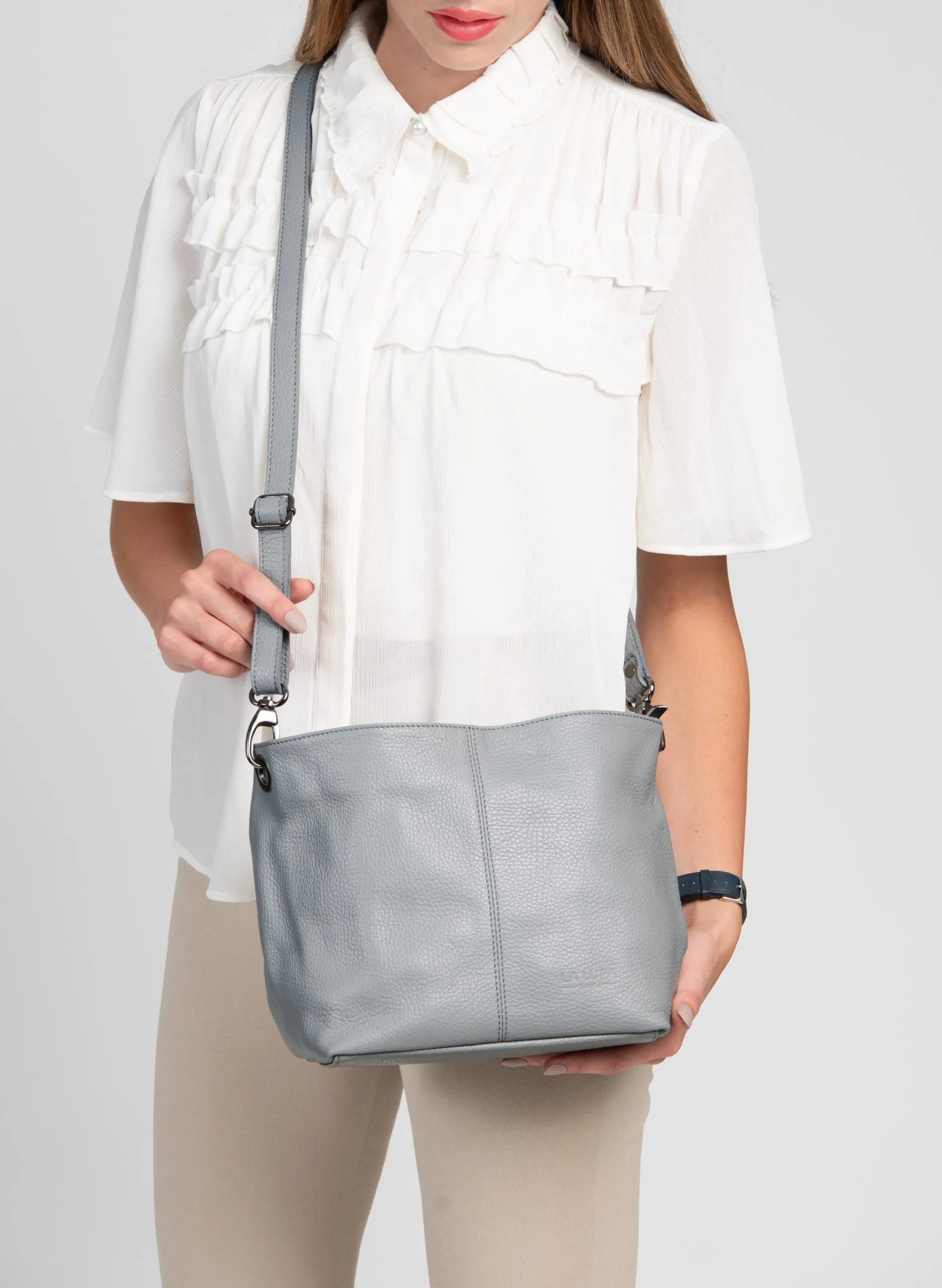 Lola Small Crossbody Grey