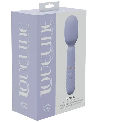 Loveline Bella - 10 Speed Vibrating Mini Wand - Silicone - Rechargeable - Waterproof