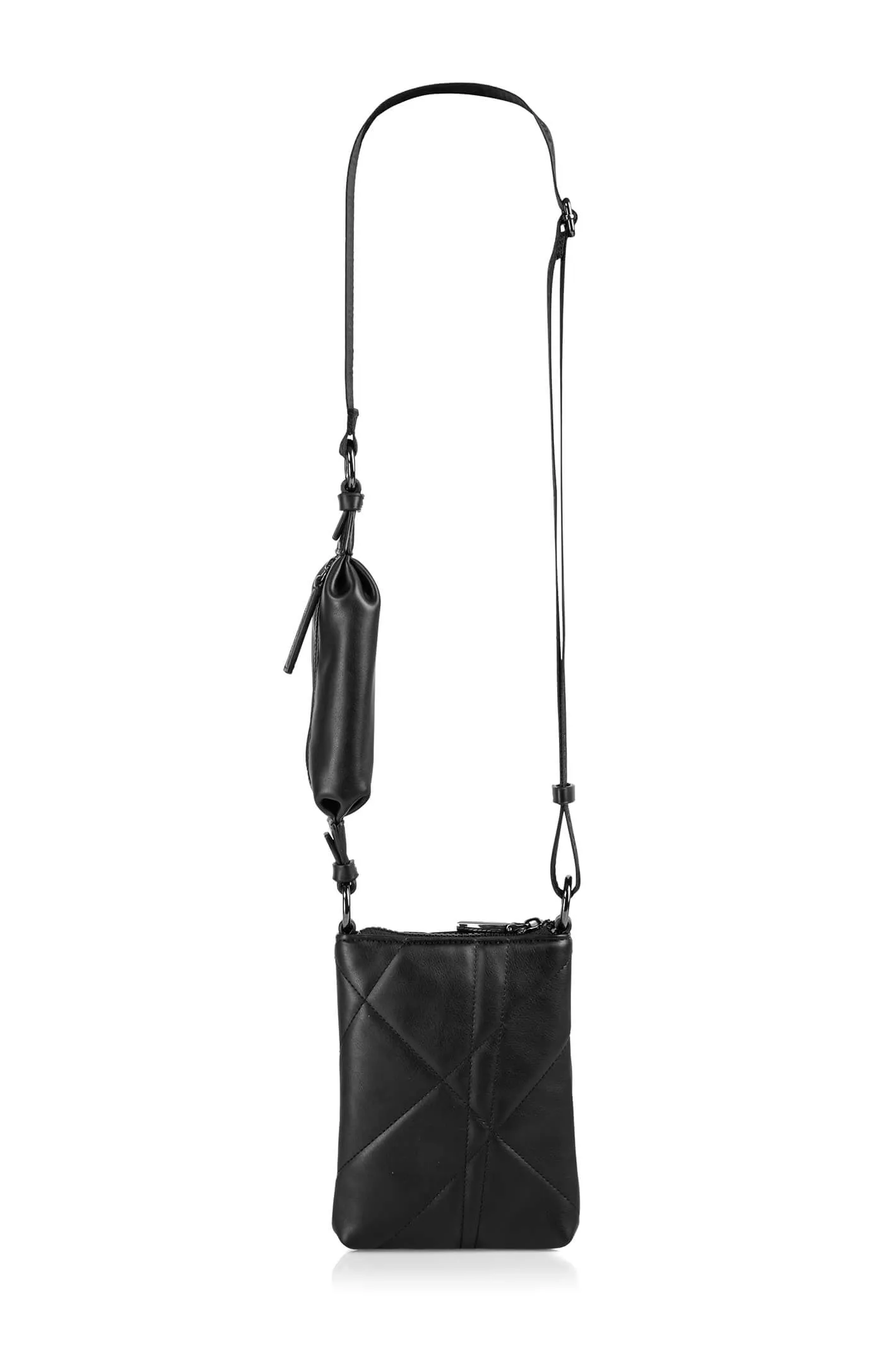 Marc Cain UB TM.02 Z03 Black Crossbody Bag With Shopper