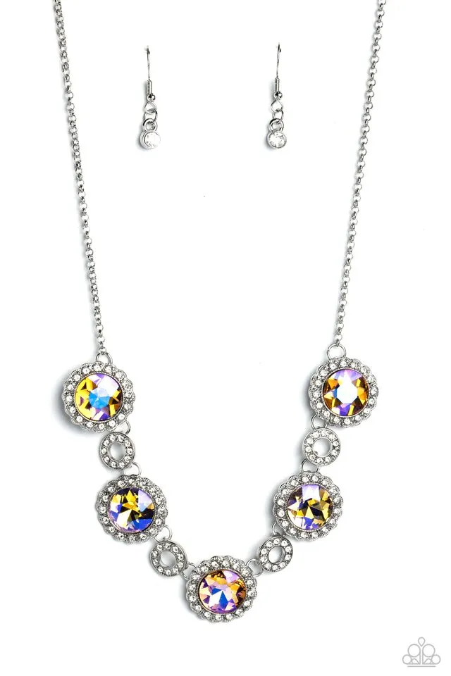 Paparazzi Necklace ~ Gorgeous Gems - Orange