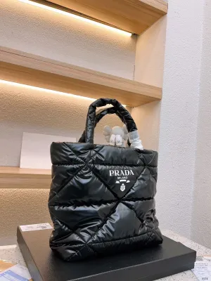 PD183 Padded Nappa Tote Bag / 13.7x13x4.4inch