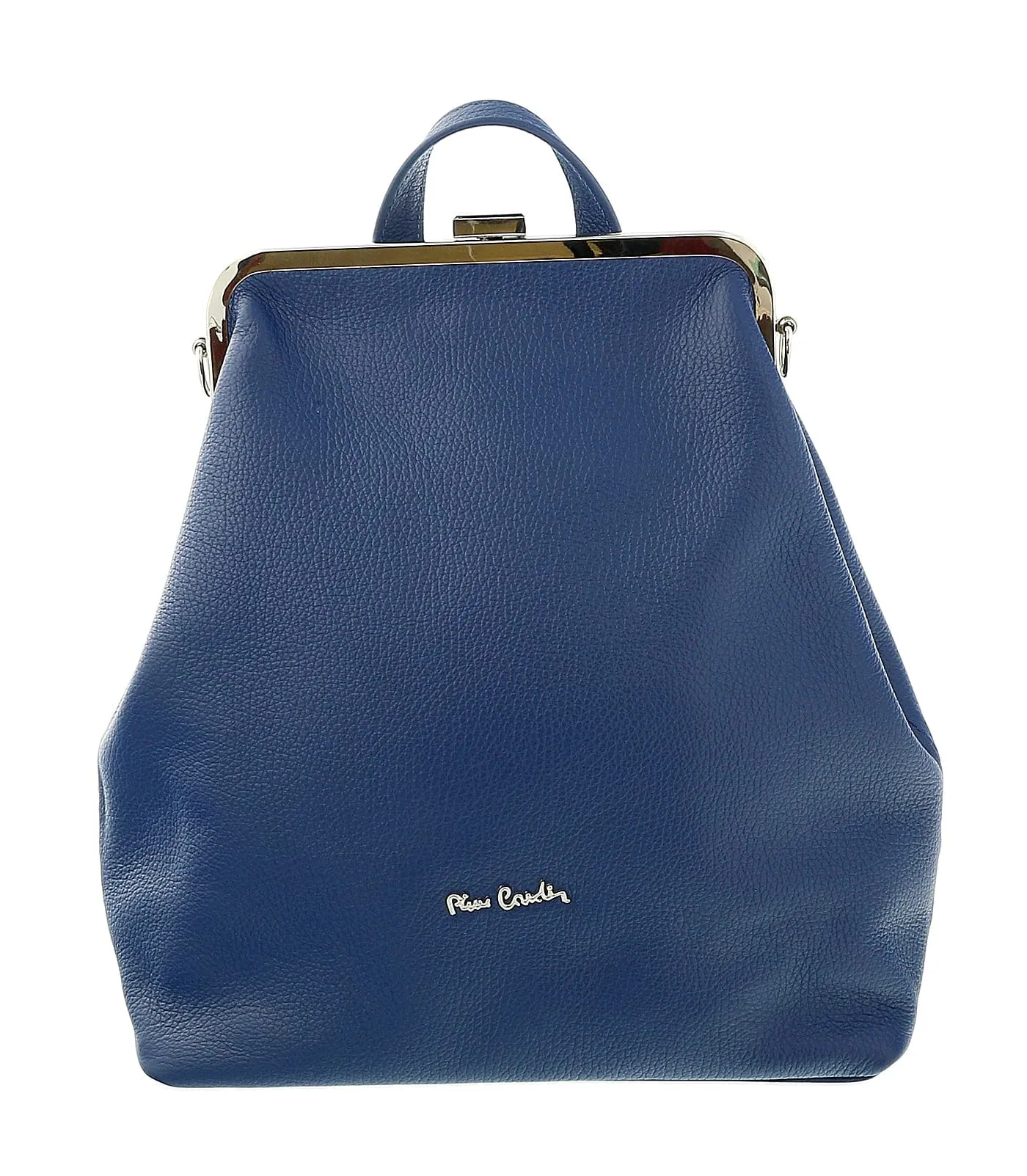 Pierre Cardin Blue Leather Medium Vintage Shoulder Crossbody Bag