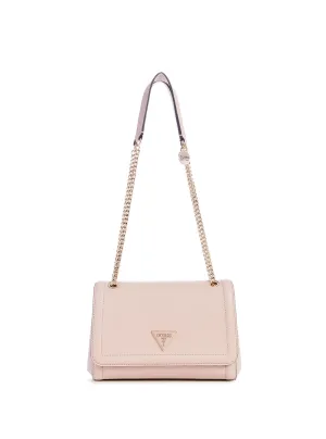 Pink Noelle Crossbody Flap Bag