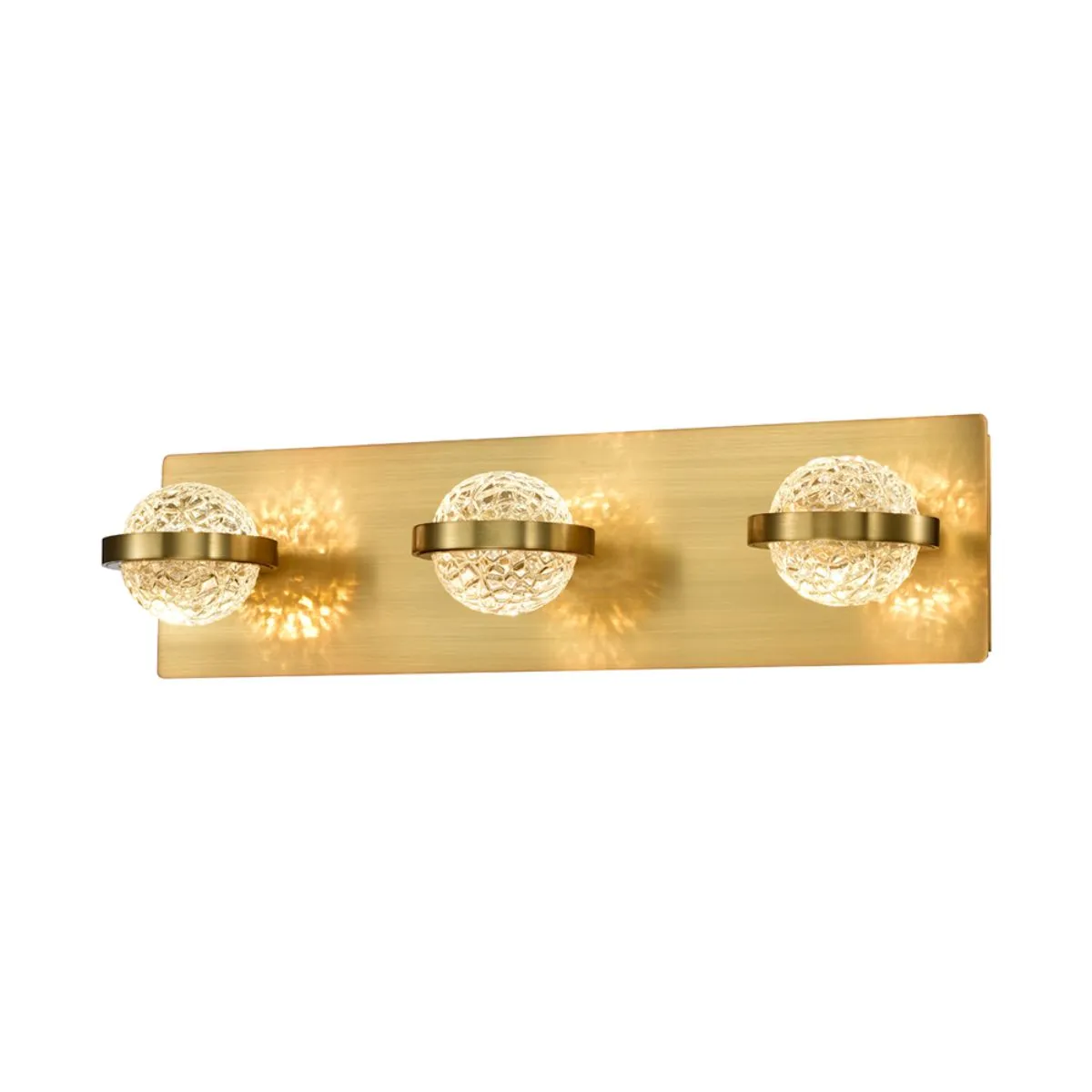 Ryder 20 in 3 lights LED Bath Bar Gold finish