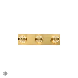 Ryder 20 in 3 lights LED Bath Bar Gold finish