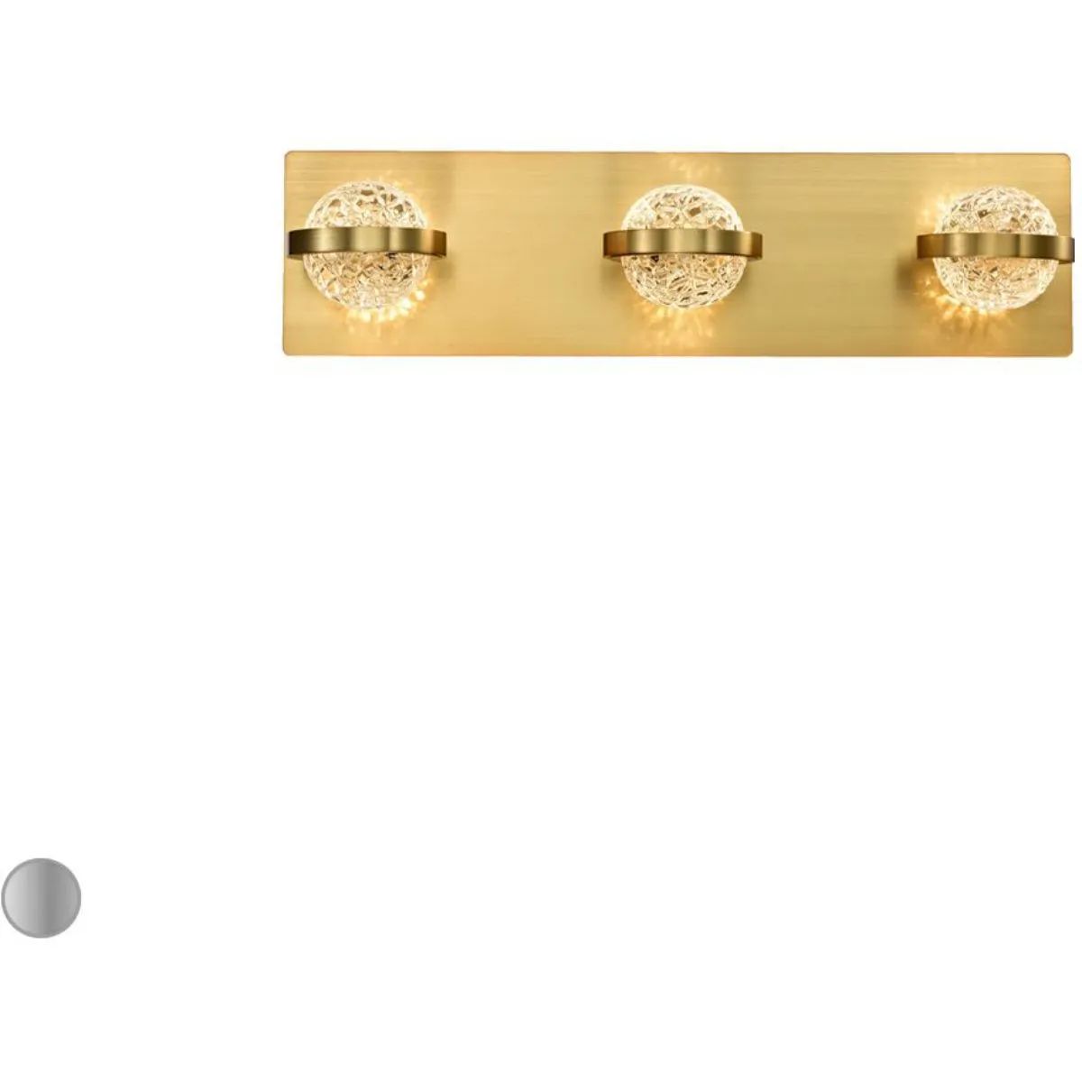 Ryder 20 in 3 lights LED Bath Bar Gold finish