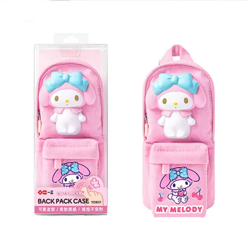 Sanrio Backpack Shaped Squishy Pencil Case