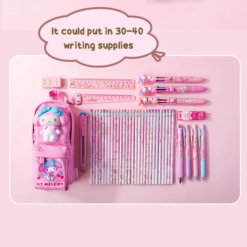 Sanrio Backpack Shaped Squishy Pencil Case