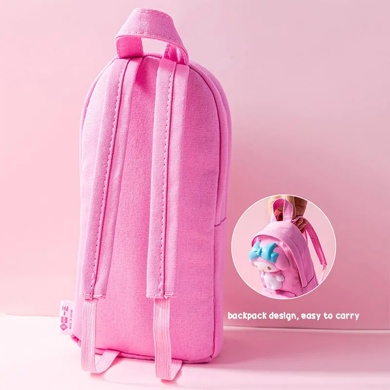 Sanrio Backpack Shaped Squishy Pencil Case