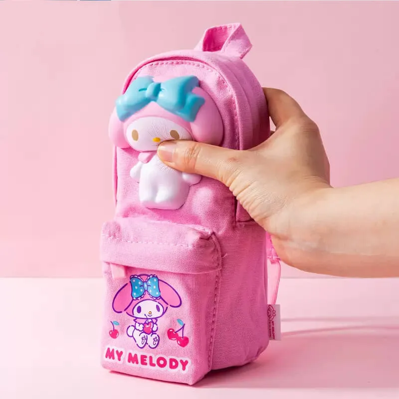 Sanrio Backpack Shaped Squishy Pencil Case