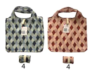 Shopping Bag -Rhomboid Pattern-