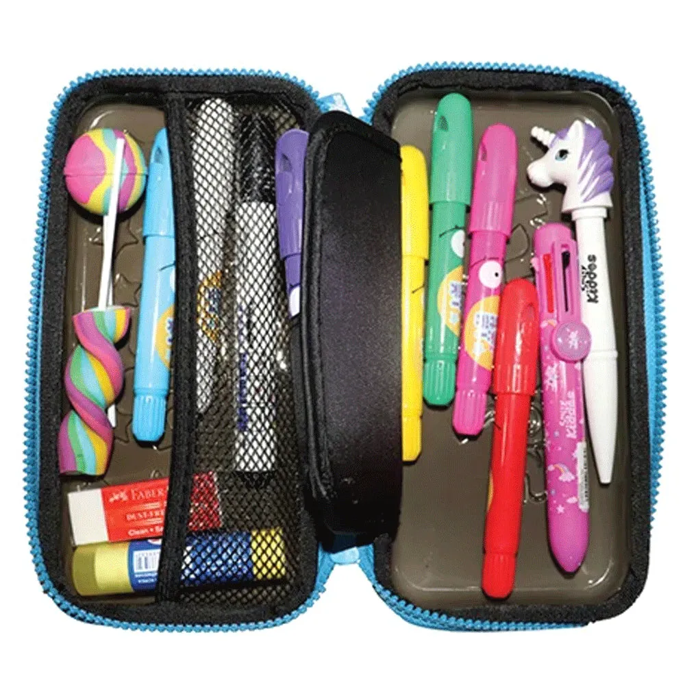 Smily Kiddos PVC Small Pencil Case - Black
