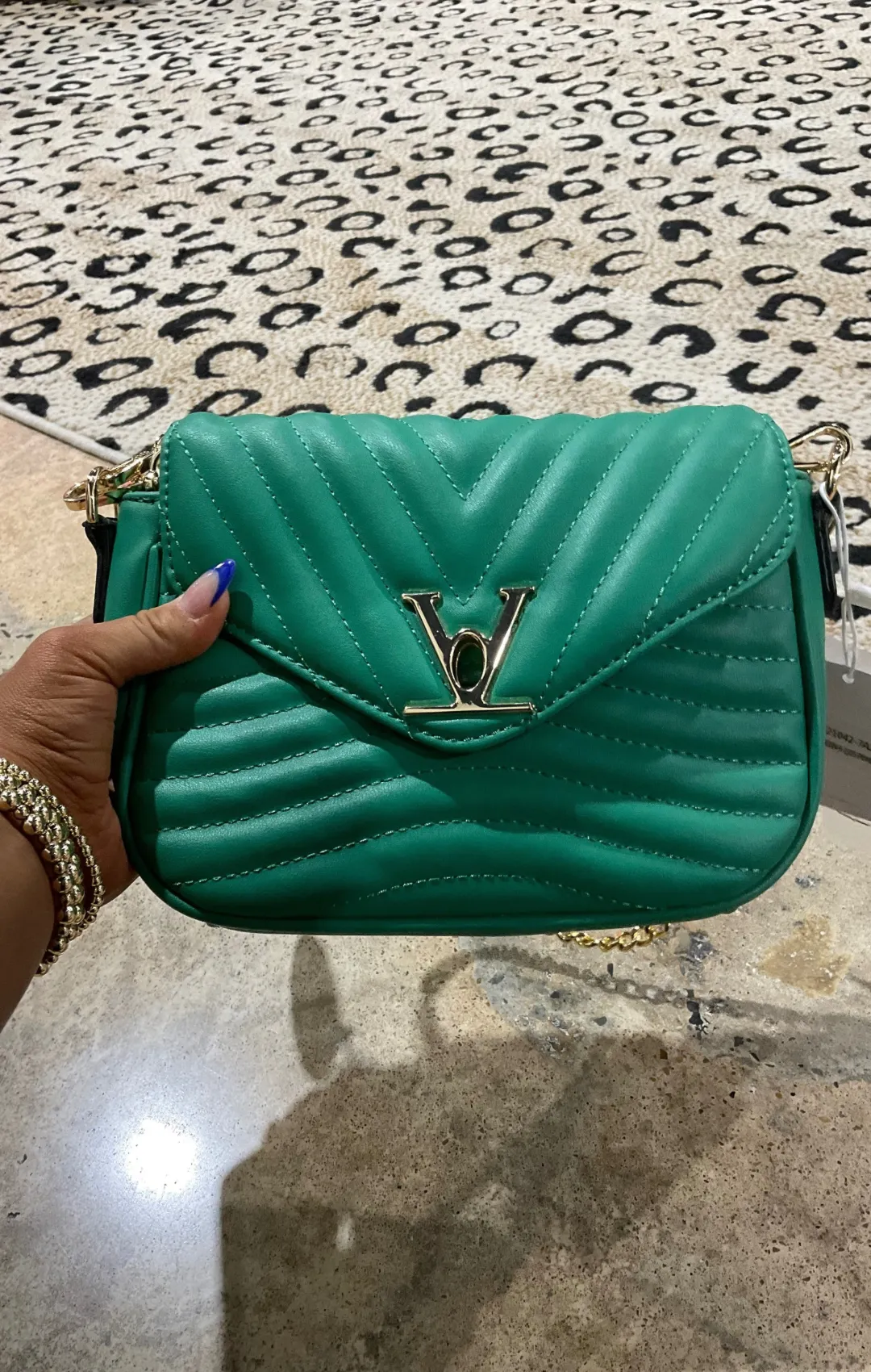 Stitch Detail Crossbody Bag