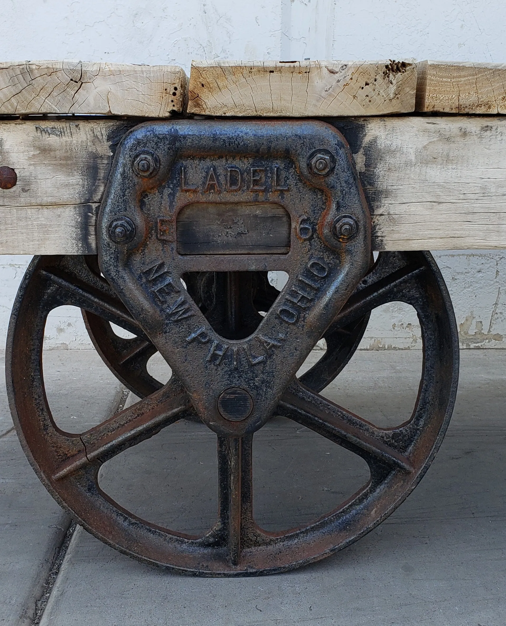 Wooden Coffee Table Trolley