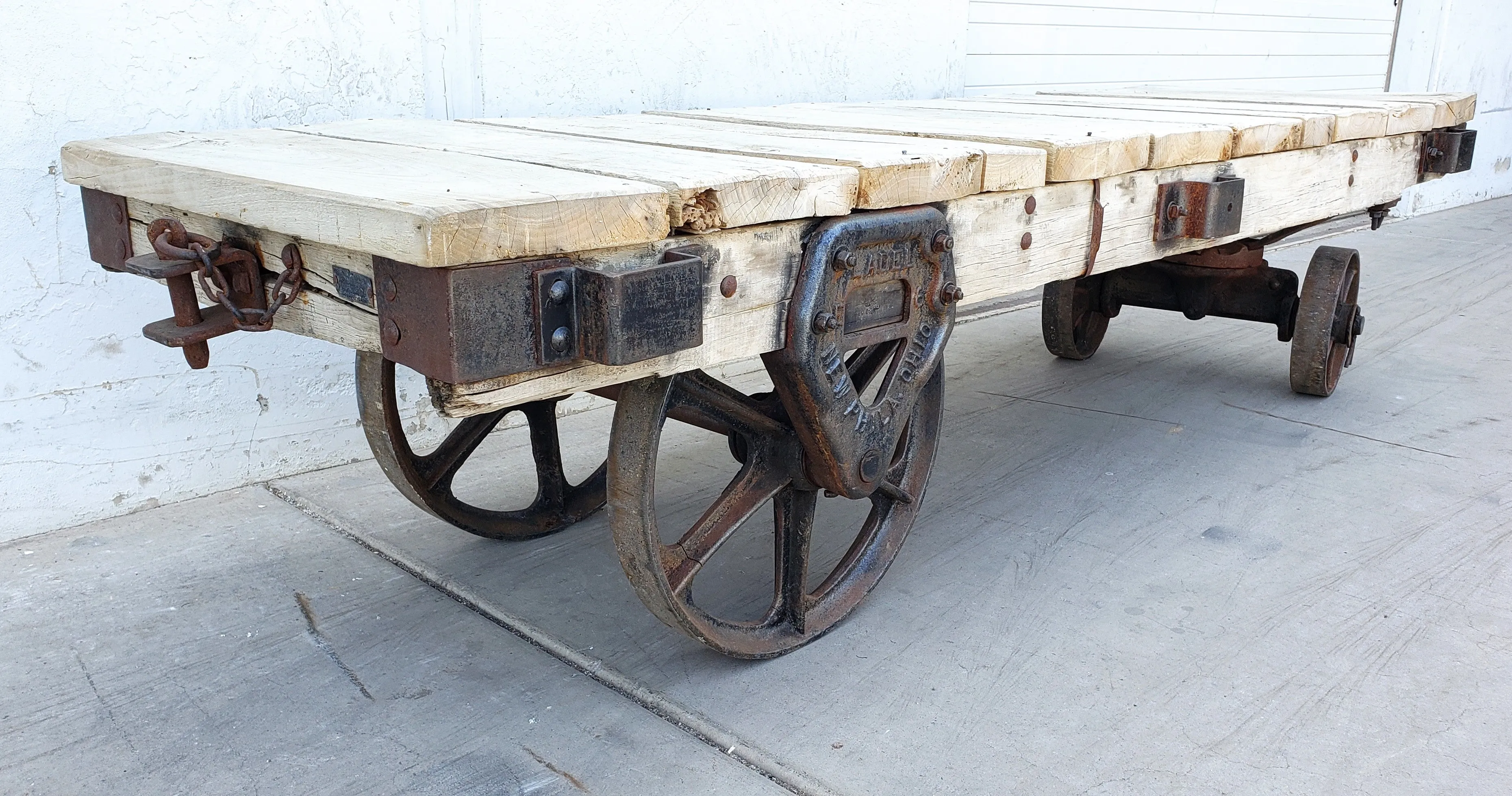 Wooden Coffee Table Trolley